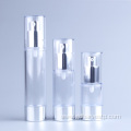 Round Clear Airless Bottle Pump Screw On